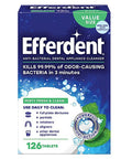 Efferdent Anti-Bacterial Denture Cleanser 126 Tabs By Efferdent