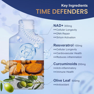 Liposomal Nad+ Supplement With Resveratrol, Anti-Aging, Energy Boost & Cellular Health Support, 15.2 Fl. Oz Nad Liquid For Men & Women (30 Pouch)