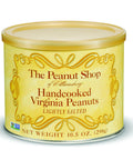 The Peanut Shop of Williamsburg Lightly Salted Handcooked Virginia Peanuts, Williamsburg Peanuts, Non-Gmo, Kosher Certified - 18 Oz Tin