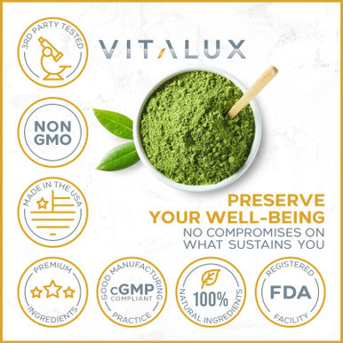 EPN Supplements Vitalux || #1 Rated Premium Greens & Reds Superfood Powder || Immune Function, Added Antioxidants, Loaded W/ Digestive Enzymes | 17 Powerful Ingredients | 3Rd Party Tested, Vegan + Usa Made - 28 Days