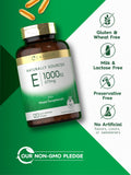 Carlyle Vitamin E 1000 IU Softgels with Mixed Tocopherols 120 Pills Naturally Sourced Supplement NonGMO and Gluten Free Formula