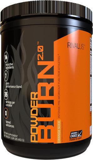 Powder Burn 2.0 Orange 35 Serving,14.24 Ounce