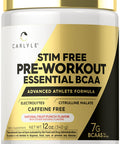 Carlyle Bcaa Amino Acids Powder | 7G Bcaa Pre Workout | Fruit Punch Flavor | Non-Gmo And Gluten Free Supplement