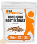 BulkSupplements Dong Quai Root Extract - Herbal Supplement, Angelica Root Powder - 1000mg of Dong Quai Extract , (100 Grams - 3.5 oz)