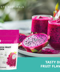 Kate Naturals Dragon Fruit Powder For Baking & Drink (4Oz). Vegan Gluten Dried Dragon Fruit Pink Pitaya Powder For Dragon Fruit Syrup. Dragonfruit Pitaya Powder For Smoothie & Food Coloring