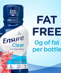 Ensure Clear Nutrition Liquid Drink 0G Fat 8G Of Protein & Plus Nutrition Shake With 16 Grams Of Protein Meal Replacement Shakes Strawberry 8 Fl Oz (Pack Of 24)