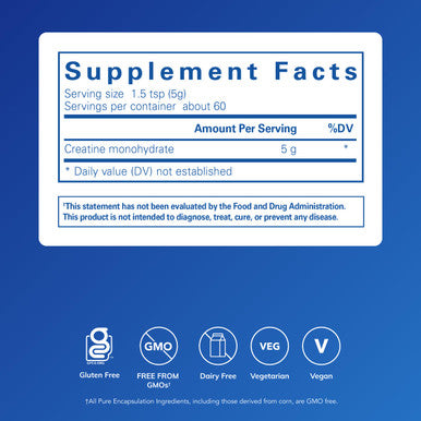 Pure Encapsulations Creatine Powder 315 g (60 Servings)