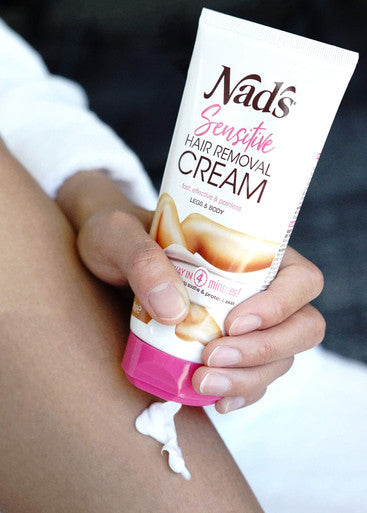 Nad's Hair Removal Cream - Gentle & Soothing Hair Removal For Women - Sensitive Depilatory Cream For Body & Legs, 5.1 Oz