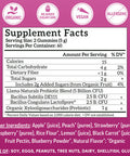 Llama Naturals Probiotics for Women and Men with Prebiotic Fiber Vegan Organic Probiotic Gummies for Gut Health Support Adults Real Fruit Gummy Vitamins No Added Sugar Cane Mixed Berry 120 Ct