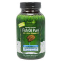 Double-Potency Fish Oil Pure by Irwin Naturals Citrus Flavor with Vitamin D-3 60 Liquid Soft-Gels