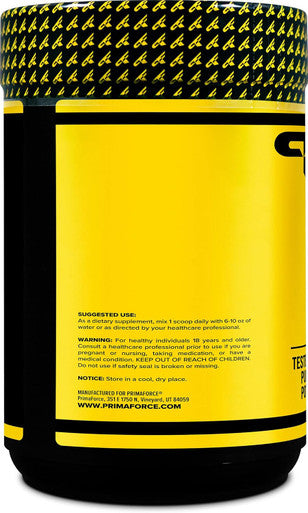 Primaforce L-Citrulline Malate Powder Unflavored Pre Workout Supplement 500 grams - Energy Support Aids Recovery Enhances Strength Performance Vegan Non-GMO