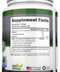 Black Seed Oil - 1000 Mg - 180 Softgels - Cold-Pressed Non-GMO Black Cumin Seed Capsules - Super High Thymoquinone Content - Nigella Sativa - Rich in Omega 6 & 9 Fatty s - Immune & Joint Support
