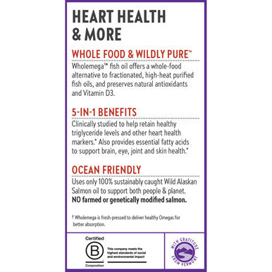New Chapter Wholemega Whole Fish Oil 120 Softgels
