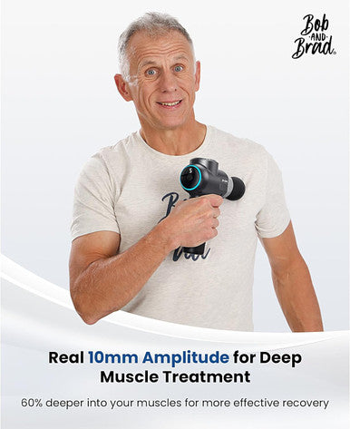 Bob And Brad C2 Massage Gun, Deep Tissue Percussion Massager Gun, Muscle Massager With 5 Speeds And 5 Heads, Electric Back Massagers For Professional Athletes Home Gym, Fsa And Hsa Eligible