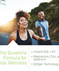 Irwin Naturals High Potency Mega D3 & K2 + Turmeric Extract 60 Liquid Softgels Healthy Bones & Immune Function