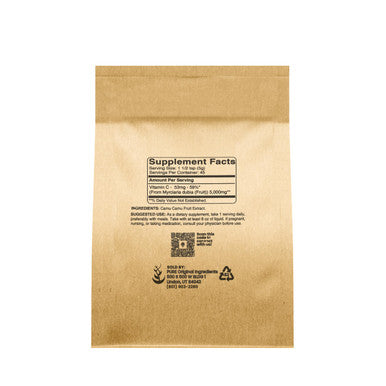 PURE ORIGINAL INGREDIENTS Camu Camu Powder (8Oz), Source Of Vitamin C, Brazilian Superfood