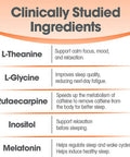 Genius Sleep AID Smart Sleeping Pills Adrenal Fatigue Supplement Relaxation Enhancer and Mood Support w/Inositol LTheanine Glycine 40 Capsules