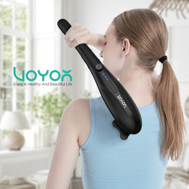 Back Massager Handheld For Muscles Relaxation, Percussion Massager For Pain Relief Deep Tissue,Variable Intensity With 5 Multi-Functional Heads For Neck, Shoulder, Legs Mh560, Black