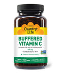 Country Life Vitamin C Buffered With Bioflavonoids 500Mg 100 Tablets Certified Gluten Free Certified Vegan