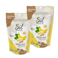 SOL SIMPLE Regenerative Organic Certified, Dried Banana | 6oz Snack Pack | One Ingredient | Vegan | Non-GMO | No Added Sugar | Dried Fruit No Sugar