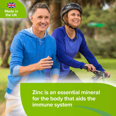 Lindens Zinc Citrate 50mg - 100 Vegan Tablets - Immune Function, Fertility, Healthy Bones, Vision, Hair, Nails and Skin - Made in The UK | (3+ Months Supply) | Letterbox Friendly