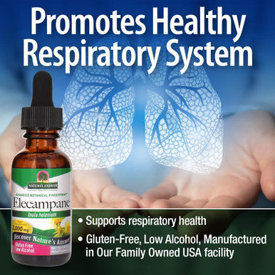 Nature'S Answer Elecampane Root with Organic Alcohol 1-Fluid Ounce | Respiratory Support | Promotes Healthy Lungs