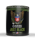 Black Rifle Coffee Company Just Black Bundle Medium Roast 12 Oz Bag Ground Coffee Collectible Tin And Pvc Patch