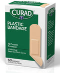 Curad Plastic Adhesive Bandages 3/4 X 3 Inch 60/Box Pack of 6