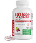 Bronson Beet Root + L-Arginine 2000 Mg Nitric Oxide Production- Non-Gmo, 120 Vegetarian Capsules
