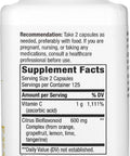 NatureS Way Vitamin C With Bioflavonoids Immune Support High Potency Vitamin C Per 2Capsule Serving Promotes Collagen 1000 Mg Per 2Capsule Serving 250 Capsules (Packaging May Vary)