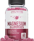 Atlantis Nutrition Magnesium Citrate Gummies 770Mg Magnesium Citrate For Kids & Adults Supports Muscle Recovery, Eases Cramps, Promotes Calmness & Better Sleep 60 Vegan Gummies