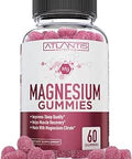 Atlantis Nutrition Magnesium Citrate Gummies 770mg Magnesium Citrate for Kids and Adults Supports Muscle Recovery Eases Cramps Promotes Calmness and Better Sleep 60 Vegan Gummies