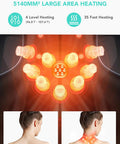 Skg Foldable Neck Massager For Pain Relief Deep Tissue Vibration Cordless Massager,Portable 9D Electric Shiatsu Neck Massager Christmas Gifts For Men Women Dad Mom