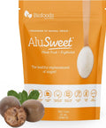 Alusweet Monk Fruit Sweetener with Erythritol Zero Calorie - 12 oz - 1:1 Sugar Substitute, Keto-Friendly, Gluten-Free, Organic, Plant-Based Sugar Substitute for Baking, Coffee, Cooking and Drinks