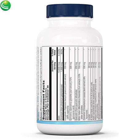 Nutra BioGenesis - Diabetone Plus - Gymnema, Bitter Melon, Biotin and Chromium to Help Support Metabolic Balance - 90 Capsules
