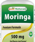Best Naturals Moringa 500 mg 180 Vegetarian Capsules