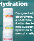 TransformHQ Hydration 42 Servings Fruit Punch Electrolytes Mental Clarity Vitamins