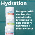 TransformHQ Hydration 42 Servings Fruit Punch Electrolytes Mental Clarity Vitamins