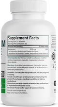 Bronson Magnesium Glycinate 200 Mg Per Serving Chelated For High Absorption, Gentle On Stomach, Non-Gmo, 60 Vegetarian Capsules