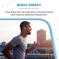 True Nano H2 By H2 Universe Molecular Hydrogen With Active Hydrogen Nanobubbles, Boosts Energy, Powerful Antioxidant 60 Capsules