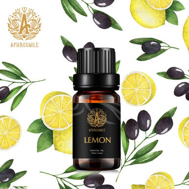 Aromatherapy Essential Oils, 100% Pure Essential Oils Lemon Scent for Diffuser, Humidifier, Massage, Aromatherapy, Skin & Hair Care, Lemon Aromatherapy Essential Oils 0.33 oz - 10ml