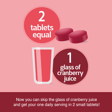 21st Century Cranberry Plus Probiotic Tablets, 60 ea