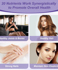 KFG Biotin 10000mcg Women's Multivitamin Mineral with Keratin Collagen Calcium Niacinamide & Vitamins A, B, D, C, E, for Women Hair Skin Nail & Bone Health 100 Tablets.