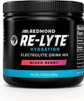 Redmond Re-Lyte Hydration Electrolyte Powder, No Added Sugar (Mixed Berry) | No Added Sugar, Hydration Powder