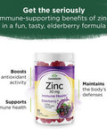 Swanson Zinc Gummies - 60 Elderberry Gummies - Vitamin Supplement for Antioxidant Activity and Immune Support