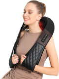 Neck Massager, Shiatsu Back Neck And Shoulder Massager With Heat - Deep Tissue 4D Kneading Massage Pillow For Body Muscle Pain Relief, Use At Home, Office, Car- Best Gifts For Women Men Mom Dad