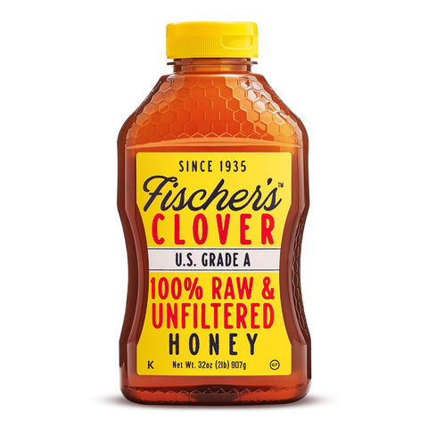 FischerÃƒÂ¢Ã¢â€šÂ¬Ã¢â€žÂ¢s 100% Pure, Raw & Unfiltered Honey ÃƒÂ¢Ã¢â€šÂ¬Ã¢â‚¬Å“ All-Natural Sweetener ÃƒÂ¢Ã¢â€šÂ¬Ã¢â‚¬Å“ Rich Flavor Profile, Packed with Nutrients, 40 oz (Pack of 2)