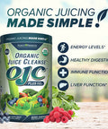Certified Organic Juice Cleanse OJC Plus Berry Surprise Purity Products 30 Organic Veggies and Fruits 5 Grams of Fiber Promotes Energy and Digestive Function 12.28 oz 348 g 30 Servings