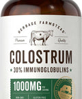 Carlyle Colostrum Capsules | 1000mg | 250 Count | 30% IGG | Non GMO Gluten Supplement | by Herbage Farmstead