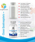 LongLifeNutri Cissus Quadrangularis 1200Mg - 180 Veggie Capsules - Natural Formula For General Wellness And Vitality